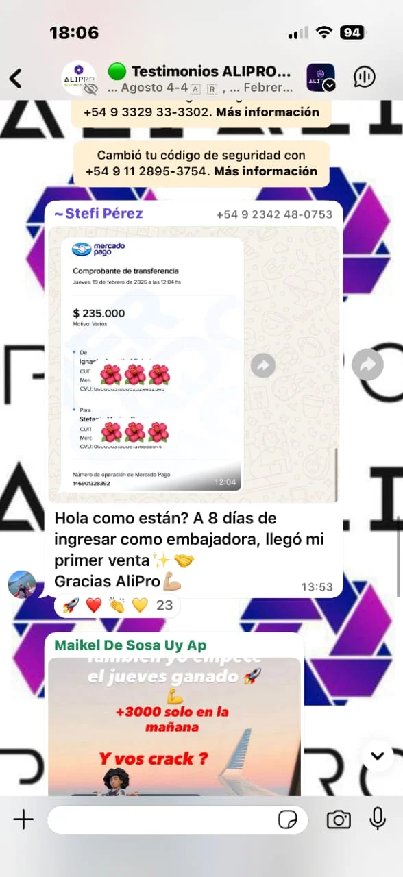Captura: mamá de una bebé hizo su primera venta a los 6 días de empezar